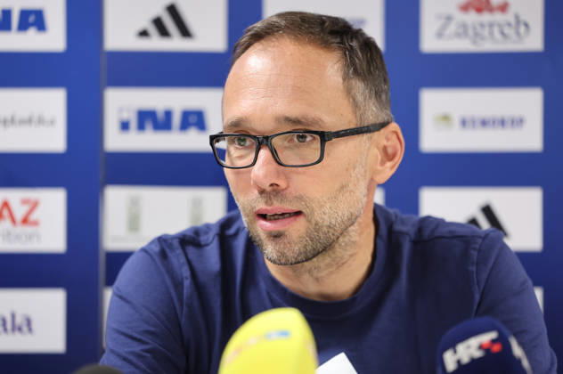 press conference, PK, Pressekonferenz of HC Zagreb HC Zagreb s head coach Hrvoje Horvat speaks on a press conference on October 06, 2026 in Zagreb, Croatia ahead of the EHF Champions League match between HC Zagreb and Aalborg Handbold.  MarkoxPrpic PIXSELL