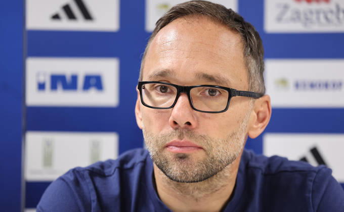 press conference, PK, Pressekonferenz of HC Zagreb HC Zagreb s head coach Hrvoje Horvat speaks on a press conference on October 06, 2026 in Zagreb, Croatia ahead of the EHF Champions League match between HC Zagreb and Aalborg Handbold.  MarkoxPrpic PIXSELL