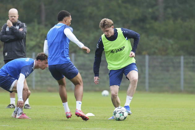 German Soccer, Training Session, 3rd Division, 2026–2027 Season, NVB Campus, SV Meppen, Tuesday, October 6, 2026, Morning Practice: Tony Rölke as a guest player at the Meppen training session of the 3rd Division team Copyright: xLennxLuebbersx