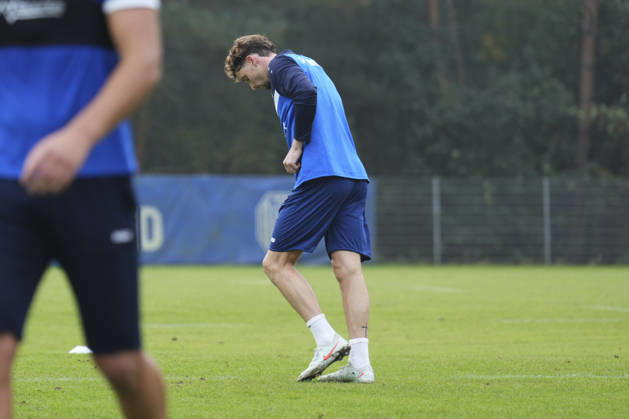 German Soccer, Training Session, 3rd Division, 2026–2027 Season, NVB Campus, SV Meppen, Tuesday, October 6, 2026, Morning Training: Moritz Heyer as a guest player at the Meppen training session of the 3rd Division team Copyright: xLennxLuebbersx