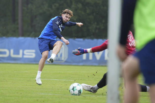 German Soccer, Training Session, 3rd Division, 2026–2027 Season, NVB Campus, SV Meppen, Tuesday, October 6, 2026, Morning Training: Moritz Heyer as a guest player at the Meppen training session of the 3rd Division team Copyright: xLennxLuebbersx