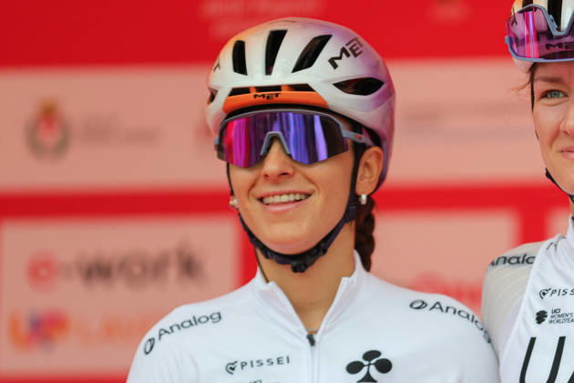 IPA89363605 - Eleonora Gasparrini during the Tre Valli Varesine, a Road cycling, Rad, Radsport, Strasse race in Varese, Italy, on October 6, 2026 Copyright: xRobertaxCorradin IPAxSportx xx IPA89363605