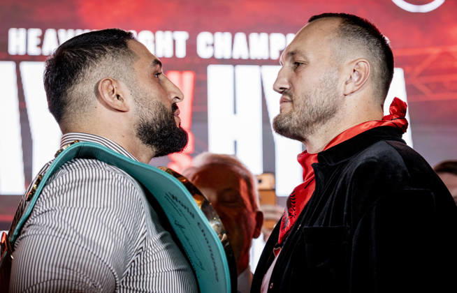 Düsseldorf, Germany, Oct. 6, 2026 Press Conference: Agit Kabayel (GER) vs. Nelson Hysa (ALB), Oct. 6, 2026