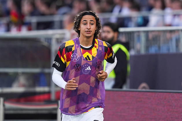 October 6, 2026, xydrx, Men s, Soccer, International Match, U21, European Championship Qualifiers, Germany vs. Georgia, 2026–2027 Season, Schüco Arena, Wael Mohya, GER, 21 DFB regulations prohibit any use of photographs as image sequences and or quasi-video Copyright: HMBxMedia YannisxDreimann