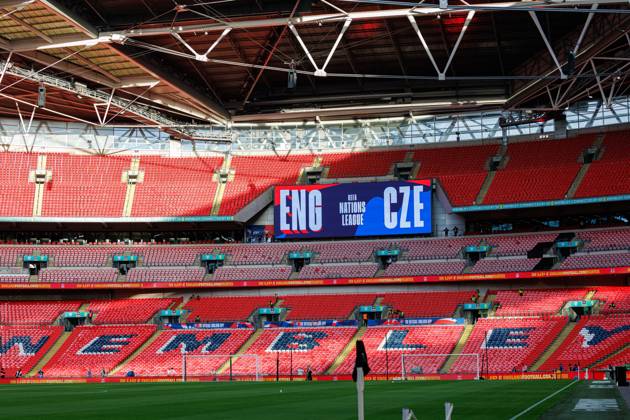 England v Czechia UEFA Nations League, Tuesday 6th October 2026: Wembley Stadium before the UEFA Nations League Group C Fixture between England and Czechia at Wembley Stadium, Wembley in London, England. (Photo by Alex Ferrelly Sports Press Photo) Copyright: xAlexxFerrelly SportsxPressxPhotox Sportspressphoto_SPR247081