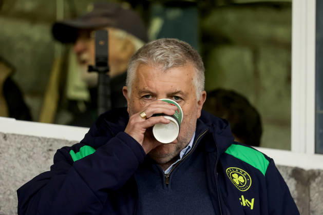 2027 UEFA Under 21 European Qualifier, Munster FA Turner s Cross, Cork 6 10 2026 Republic of Ireland vs England FAI President Paul Cooke Paul Cooke 6 10 2026 Copyright: xx AC019989