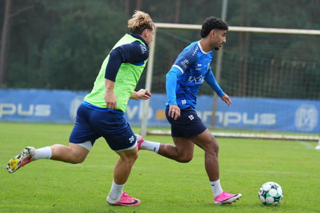 German Soccer, Training Session, 3rd Division, 2026–2027 Season, NVB Campus, SV Meppen, Tuesday, October 6, 2026, Morning Training Session: Kasra Ghawilu, SV Meppen, 10 on the ball Copyright: xLennxLübbersx