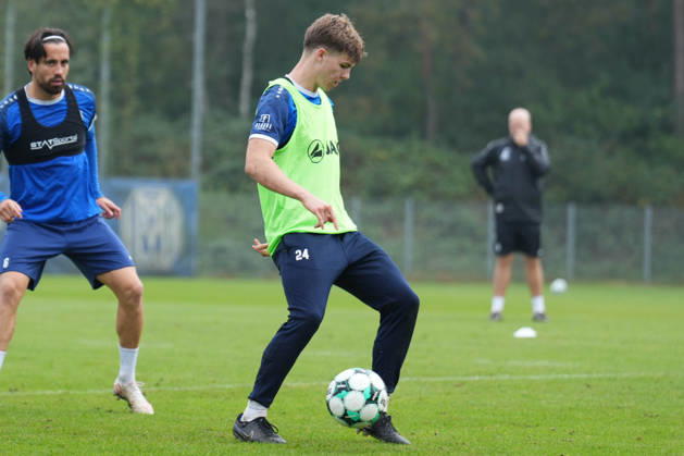 German Soccer, Training Session, 3rd Division, 2026–2027 Season, NVB Campus, SV Meppen, Tuesday, October 6, 2026, Morning Training: Henrik Wittrock, SV Meppen, 24 on the ball Copyright: xLennxLübbersx