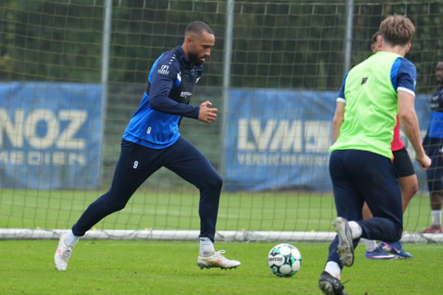 German Soccer, Training Session, 3rd Division, 2026–2027 Season, NVB Campus, SV Meppen, Tuesday, October 6, 2026, Morning Training Session with Cyrill Akono at SV Meppen, 9 on the ball Copyright: xLennxLübbersx