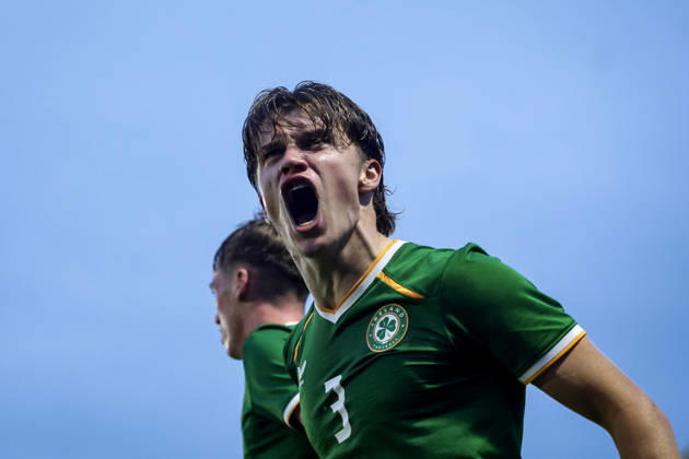2027 UEFA Under 21 European Qualifier, Munster FA Turner s Cross, Cork 6 10 2026 Republic of Ireland vs England Ireland s Conor McManus celebrates after he scores his sides 2nd goal of the match Conor McManus celebrates after he scores his sides 2nd goal of the match 6 10 2026  Copyright: xx NE1L0293