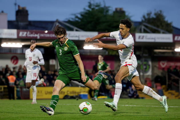 2027 UEFA Under 21 European Qualifier, Munster FA Turner s Cross, Cork 6 10 2026 Republic of Ireland vs England Ireland s Conor McManus scores his sides 2nd goal of the match Conor McManus scores his sides 2nd goal of the match 6 10 2026  Copyright: xx NE1L0066