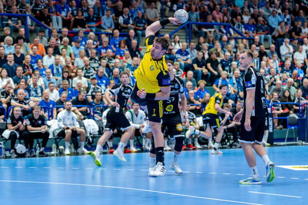 Solingen, October 6, 2026, Handball, Men s, EHF, European League, Group Stage, Matchday 2, 2026–2027, Bergischer HC vs. IK Sävehof, Tom Poyet (IK Sävehof), 7 shots on goal