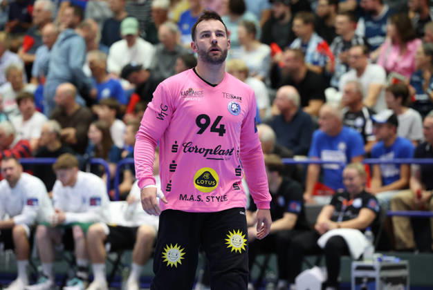 Kristian van der Merwe Bergischer HC 94 GER, Bergischer HC06 vs. IK Saevehof, Handball, EHF Europa League 2026–27, Matchday 2, 2026–2027 Season, October 6, 2026 GER, Bergischer HC06 vs. IK Saevehof, Handball, EHF Europa League 2026–27, Matchday 2, 2026–2027 season, October 6, 2026 Solingen Mitte Copyright: xEibner-Pressefoto ThomasxStoeckerx EP_TSR