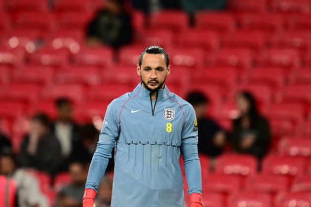 England v Czechia, UEFA Nations League England goalkeeper James Trafford (13) during the UEFA Nations League match between England and Czechia at Wembley Stadium, London, UK on 6 October 2026. London Wembley Stadium Greater London UK Editorial use only , Copyright: xDennisxGoodwinx PSI-24957-0013