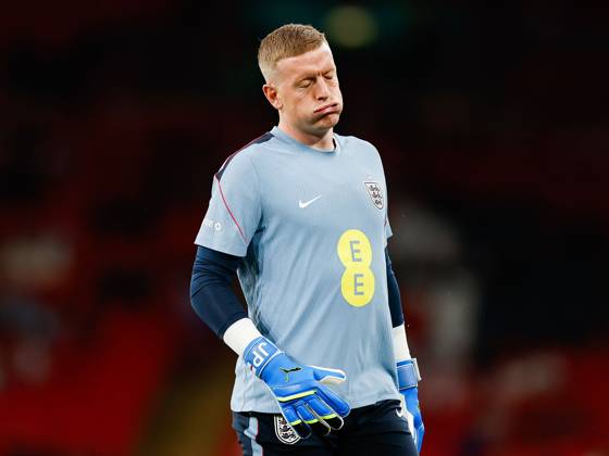 Jordan Pickford of England warms up England v Czechia, UEFA Nations League, Football, Wembley Stadium, London, UK - 06 Oct 2026London Wembley Stadium United Kingdom  Copyright: xMattxImpey Shutterstockx 17188908x