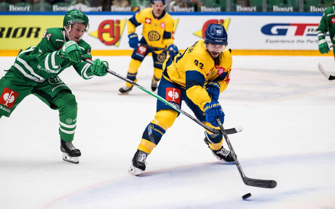 October 6, 2026: Yannick Frehner of Davos during the CHL game between Rögle and Davos on October 6, 2026 in Ängelholm. Photo by Niclas Jönsson, BILDBYRAN COP 273 NO0449 ice hockey CHL Champions Hockey League Rögle Davos Rögle BBENG ice hockey CHL Champions Hockey League Rögle Davos Rögle BBENG  Copyright: NICLASxJÖNSSON BB261006NO044