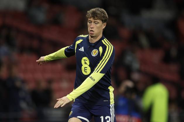 RECORD DATE NOT STATED 6th October 2026; Hampden Park, Glasgow, Scotland; UEFA Nations League Football, Scotland versus Slovenia; Jack Hendry of Scotland during the warm up before the match DavidxYoung