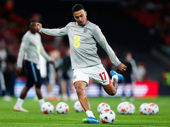 Morgan Rogers of England warms up England v Czechia, UEFA Nations League, Football, Wembley Stadium, London, UK - 06 Oct 2026London Wembley Stadium United Kingdom  Copyright: xMattxImpey Shutterstockx 17188908av