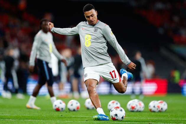 Morgan Rogers of England warms up England v Czechia, UEFA Nations League, Football, Wembley Stadium, London, UK - 06 Oct 2026London Wembley Stadium United Kingdom  Copyright: xMattxImpey Shutterstockx 17188908aw