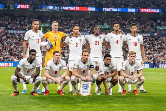 October 6, 2026, xdaymx, UEFA Nations League, England vs. Czech Republic: The English team before their match against the Czech Republic in London