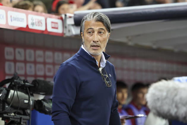 Murat Yakin, Switzerland, Coach before kickoff, Switzerland, UEFA, Nations League, Matchday 4, Switzerland vs. North Macedonia, October 6, 2026, Lucerne Swissporarena, Switzerland Copyright: xGrantxHubbsx