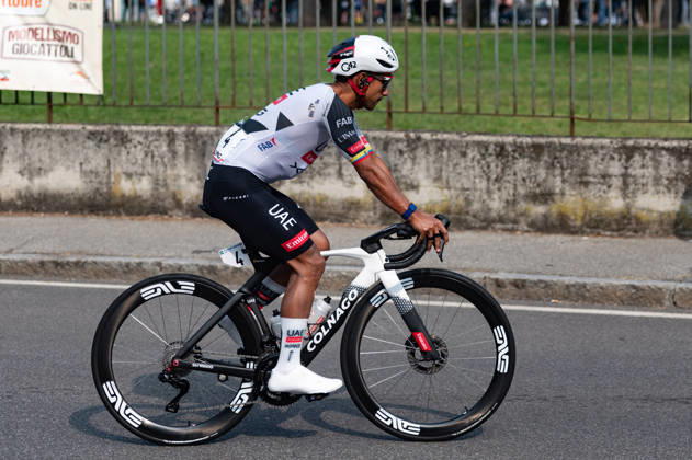 IPA89374871 - Manuel Jhonatan NARVAEZ PRADO, UAE TEAM EMIRATES XRG, at the start of the 2026 Tre Valli Varesine in Busto Arsizio, Italy, on October 6, 2026 Copyright: xSilviaxColombo IPAxSportx xx IPA89374871