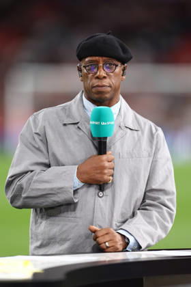 England gegen Tschechien, 6. Oktober 2026, Wembley, UEFA Nations League: England gegen Tschechien – Ian Wright im Einsatz für ITV. Foto: Jacques Feeney, Offside, London, Großbritannien  Copyright: xJacquesxFeeneyx xOffsidexOffside