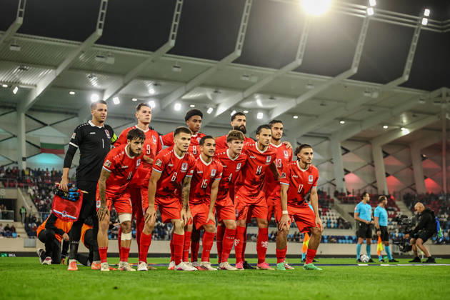 October 6, 2026, LUX, Soccer, Men s, Nations League, Matchday 4, Luxembourg vs. Bulgaria Team photo of Luxembourg before kickoff at the match at Stade de Luxembourg in Gasperich, Luxembourg Copyright: xNordphoto Schwarzx