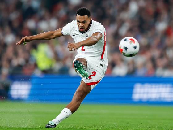 Trent Alexander-Arnold of England takes a free-kick and registers a shot on goal England v Czechia, UEFA Nations League, Football, Wembley Stadium, London, UK - 06 Oct 2026London Wembley Stadium United Kingdom  Copyright: xMattxImpey Shutterstockx 17188908by