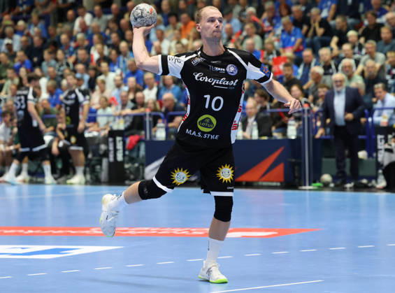 Fynn Hangstein Bergischer HC 10 GER, Bergischer HC06 vs. IK Saevehof, Handball, EHF Europa League 2026–27, Matchday 2, 2026–2027 Season, October 6, 2026 GER, Bergischer HC06 vs. IK Saevehof, Handball, EHF Europa League 2026–27, Matchday 2, 2026–2027 Season, October 6, 2026 Solingen Mitte Copyright: xEibner-Pressefoto ThomasxStoeckerx EP_TSR