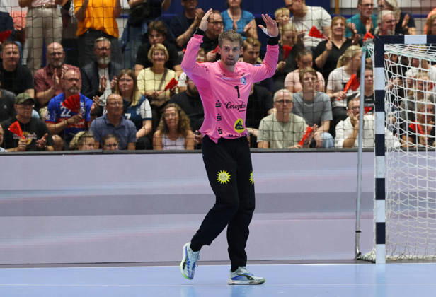 Christopher Rudeck Bergischer HC 01 GER, Bergischer HC06 vs. IK Saevehof, Handball, EHF Europa League 2026–27, Matchday 2, 2026–2027 Season, October 6, 2026 GER, Bergischer HC06 vs. IK Saevehof, Handball, EHF Europa League 2026–27, Matchday 2, 2026–2027 Season, October 6, 2026 Solingen Mitte Copyright: xEibner-Pressefoto ThomasxStoeckerx EP_TSR