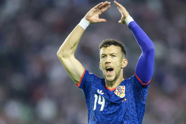 Croatia v Spain - UEFA Nations League 2026 27 Group A3 MD4 Ivan Perisic of Croatia reacts during the UEFA Nations League 2026 27 group phase match between Croatia and Spain at Stadion Poljud on October 6, 2026 in Split, Croatia. SanjinxStrukic PIXSELL