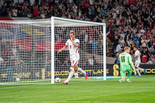 October 6, 2026, xdaymx, UEFA Nations League, England vs. Czech Republic, Harry Kane, England, goal celebration after England s 2-0 lead, London
