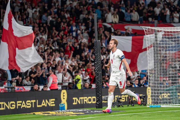 October 6, 2026, xdaymx, UEFA Nations League, England vs. Czech Republic, Harry Kane, England, goal celebration after England s 2-0 lead, London