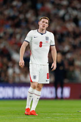 England v Czechia UEFA Nations League, Tuesday 6th October 2026: Elliot Anderson of England watches the ball during the UEFA Nations League Group C Fixture between England and Czechia at Wembley Stadium, Wembley in London, England. (Photo by Alex Ferrelly Sports Press Photo) Copyright: xAlexxFerrelly SportsxPressxPhotox Sportspressphoto_SPR247272