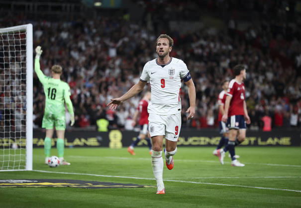 England v Czech Republic, UEFA Nations League, League A - Group 3 London, UK: England v Czech Republic, UEFA Nations League, League A - Group 3, Wembley Stadium. 6 October 2026 Photograph by Marc Aspland for The Times & The Sunday Times Harry Kane of England celebrates scoring his teams 2nd goal 2-0  Copyright: xMarcxAsplandx NINTCHDBPICT001113841846