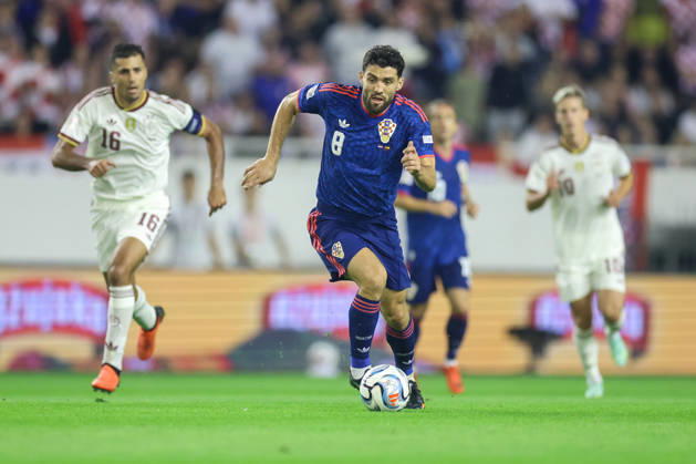 Croatia v Spain - UEFA Nations League 2026 27 Group A3 MD4 Mateo Kovacic of Croatia runs with the ball during the UEFA Nations League 2026 27 group phase match between Croatia and Spain at Stadion Poljud on October 6, 2026 in Split, Croatia. SanjinxStrukic PIXSELL