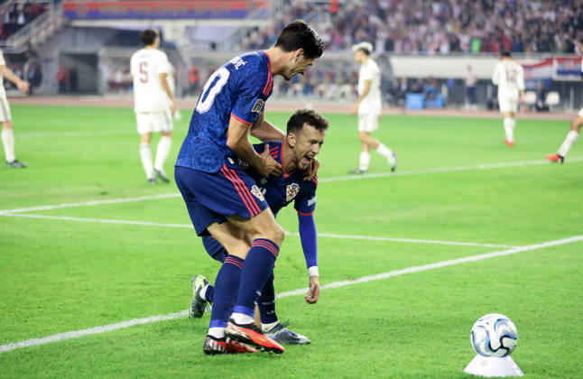 Croatia v Spain - UEFA Nations League 2026 27 Group A3 MD4 Igor Matanovic and Ivan Perisic of Croatia celebrate afte Ivan Perisic of Croatia score a goal for 1:0 during the UEFA Nations League 2026 27 group phase match between Croatia and Spain at Stadion Poljud on October 6, 2026 in Split, Croatia.  IvoxCagalj PIXSELL