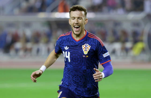 Croatia v Spain - UEFA Nations League 2026 27 Group A3 MD4 Ivan Perisic of Croatia celebrate after he scores a goal for 1:0 during the UEFA Nations League 2026 27 group phase match between Croatia and Spain at Stadion Poljud on October 6, 2026 in Split, Croatia. IvoxCagalj PIXSELL