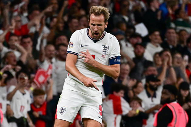 England v Czechia, UEFA Nations League GOAL England forward Harry Kane (9) scores a goal and celebrates 2-0 during the UEFA Nations League match between England and Czechia at Wembley Stadium, London, UK on 6 October 2026. London Wembley Stadium Greater London UK Editorial use only , Copyright: xDennisxGoodwinx PSI-24957-0037