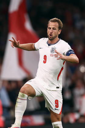 England gegen Tschechien, 6. Oktober 2026, Wembley, UEFA Nations League, England gegen Tschechien: Harry Kane von England jubelt, nachdem er das zweite Tor für seine Mannschaft erzielt hat. Foto: Jacques Feeney, Offside, London, Großbritannien  Copyright: xJacquesxFeeneyx xOffsidexOffside