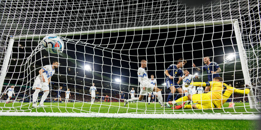 05.10.2026: Scotland v Slovenia: Ryan Christie of Scotland scores with a backheel Copyright: xWilliexVassx NINTCHDBPICT001113844813