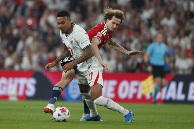 England v Czechia UEFA Nations League Morgan Rogers of England is fouled by Alex Kral of Czechia during the UEFA Nations League match at Wembley Stadium, London 06 10 2026 UK Newspapers OUT Copyright: xPaulxChestertonx FIL-24030-0025