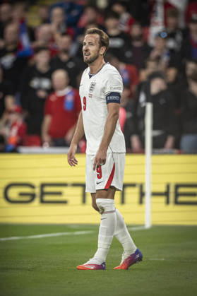 RECORD DATE NOT STATED 6th October 2026; Wembley Stadium, London, England; UEFA Nations League Football, England versus Czech Republic; Harry Kane of England celebrates scoring past Lukas Hornicek of Czech Republic in the 40th minute to make the score 2-0 GodfreyxPitt
