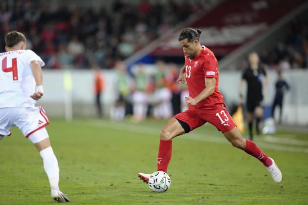 Luzern, Switzerland - October 06: Ricardo Rodriguez Araya (13 SUI) during the UEFA Nations League match between Switzerland and North Macedonia at thermoplan arena on October 06, 2026 in Luzern, Switzerland. Copyright: xKjetilxWaberx xSPPx Sportspressphoto_SPR247316