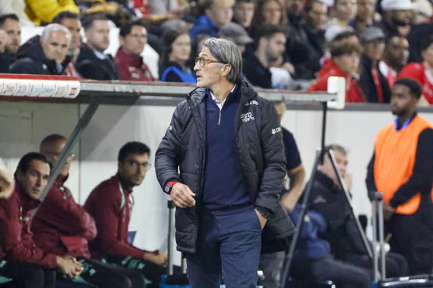 Murat Yakin, Switzerland, Coach, Switzerland, UEFA, Nations League, Matchday 4, Switzerland vs. North Macedonia, October 6, 2026, Swissporarena, Lucerne, Switzerland Copyright: xGrantxHubbsx