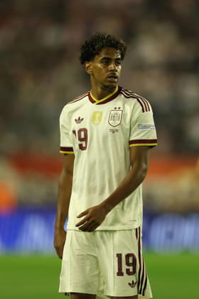 SPLIT, CROATIA - OCTOBER 06: Lamine Yamal of Spain national team, Nationalteam looks on during the UEFA Nations League Group A3 match between Croatia and Spain at Stadion Poljud on October 06, 2026 in Split, Croatia. Photo SFSI Croatia national team v Spain National team - UEFA Nations League 2026 27 Copyright: xSFSIx