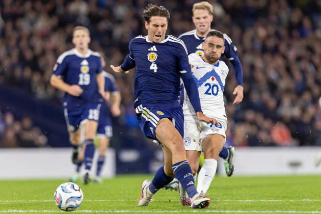 Scotland v Slovenia, UEFA Nations League GOAL! 1-1 AljoÅ¡a Matko of Slovenia equalises during the UEFA Nations League League B Group B1 between Scotland and Slovenia. Barclays Hampden, Hampden Park, Glasgow, Scotland. 6 October 2026. Hampden Park Barclays Hampden Glasgow Scotland Editorial use only , Copyright: xColinxPoultneyx PSI-24964-0017