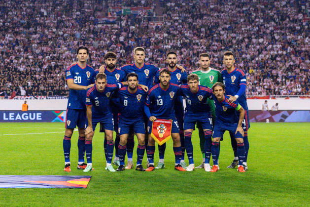 Croatia v Spain - UEFA Nations League 2026 27 Group A3 MD4 Players of Croatia line up for team photo during the UEFA Nations League 2026 27 group phase match between Croatia and Spain at Stadion Poljud on October 6, 2026 in Split, Croatia.  IgorxSoban PIXSELL