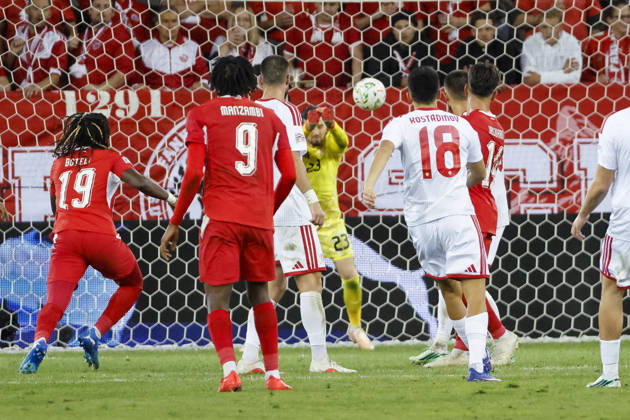 2-0 Goal for Switzerland by Johan Manzambi, Switzerland, 09, Switzerland, UEFA, Nations League, Matchday 4, Switzerland vs. North Macedonia, October 6, 2026, Lucerne Swissporarena, Switzerland Copyright: xGrantxHubbsx